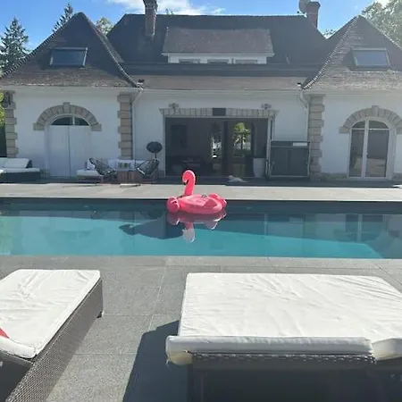 Private Avec Piscine Domaine Golf Open For 10 Guests Villa Lamorlaye