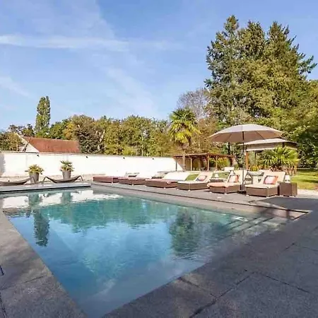 Villa Private Avec Piscine Domaine Golf Open For 10 Guests