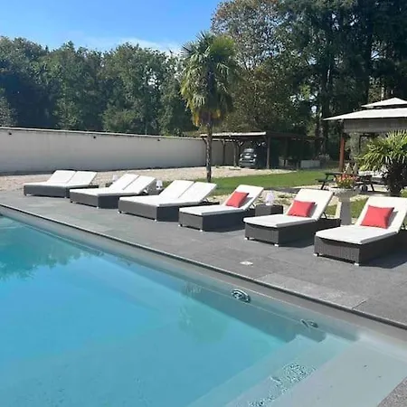 Private Avec Piscine Domaine Golf Open For 10 Guests *